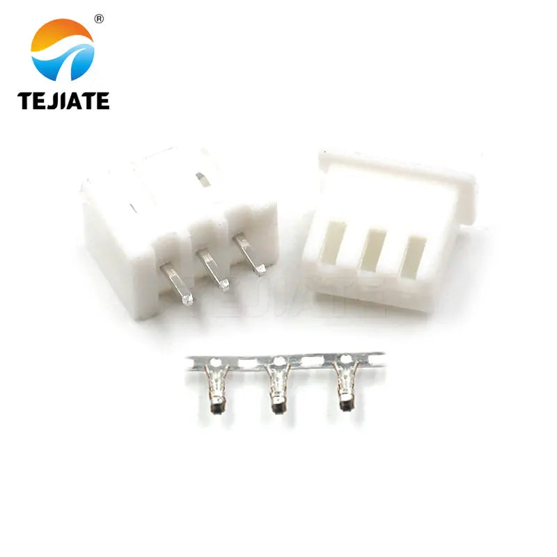 50PCS XH2.54MM Connector Plug+Straight Pin Socket+Terminal 2/3/4/6/8/10/12P Wire Cable Adpter Spring DIY Kit