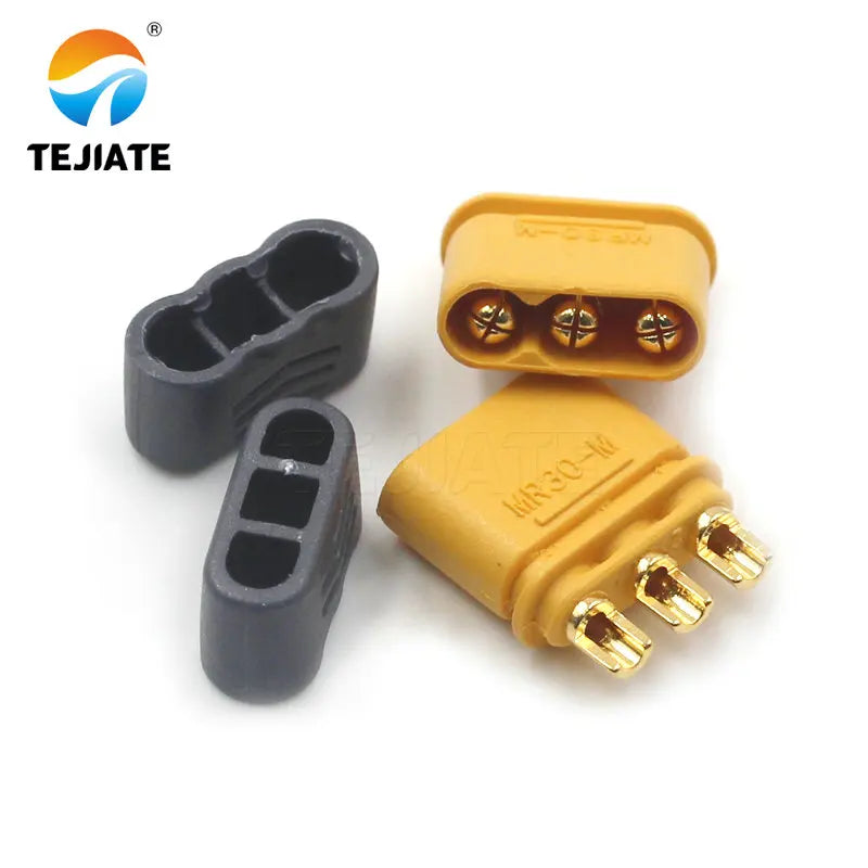 1PCS Test Connector XT60U/PW MR30-FB XT90 XT30U XT150 Banana Plug Aerial Model Adjustment Kit Gold Plated