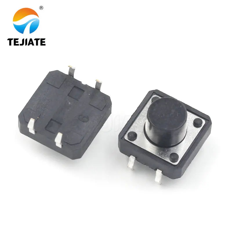20PCS Direct-insertion Vertical 4 Legs Touch Key Microswitch Erect 4 Foot Button Switch 12*12*4.3/5/5.5/7/7.5/8/9/10/12/13/15MM
