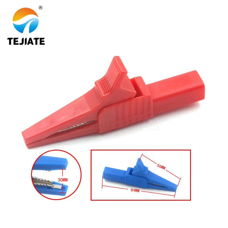 1PCS Alligator Clip Sheath Clip Small Battery Wire Power Clip Grounding Test Clip Gun Type Alligator Clip Test Line All Copper