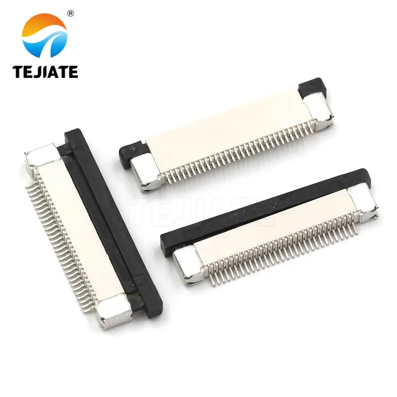 10PCS FFC/FPC Connector Flat Cable Socket 0.5MM Adapter 22/24/26/28/30/32/34/40/45/50/54/60P Down Drawer Type Plug Kit
