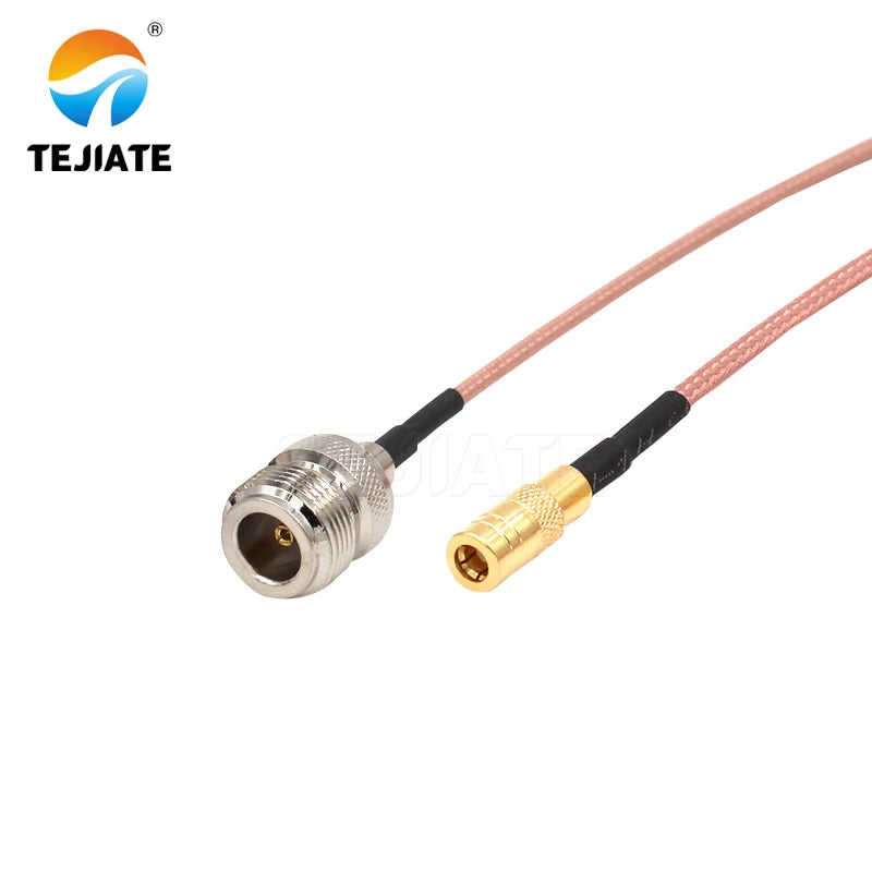 1PCS TEJIATE Adapter Cable N To SMB Type NK Convert SMBK 8-90CM 1M 1.5M 2M Length Connector RG316 Wire