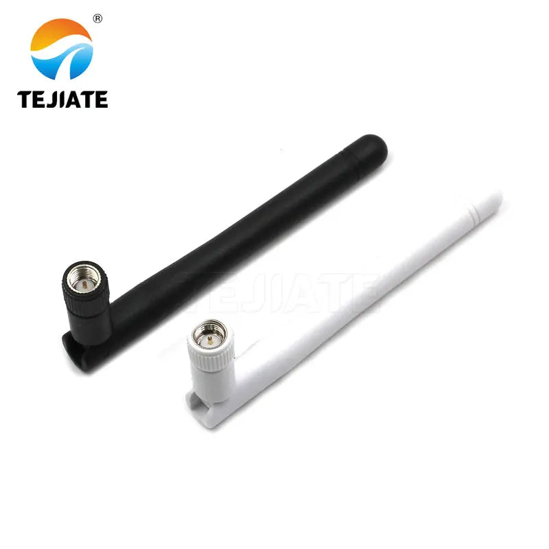 1PCS 2.4G Bendable Antenna SMA Inner Pin 11CM White/black