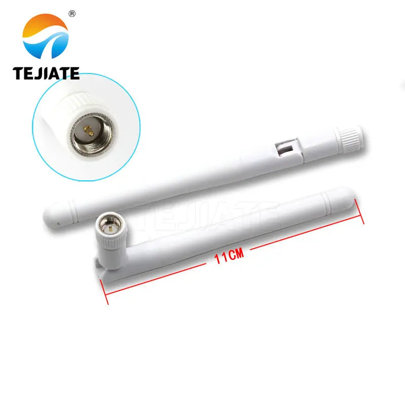 1PCS 2.4G Bendable Antenna SMA Inner Pin 11CM White/black