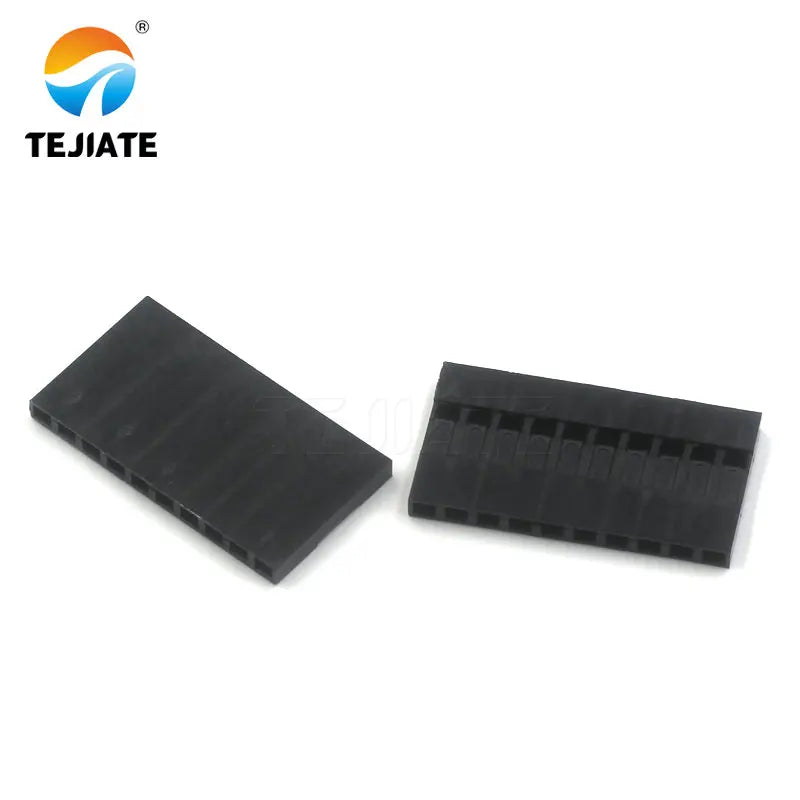 200PCS DuPont Rubber-shell  2.54mm Spacing DuPont-wire Plug  Single/Double Row 1x1/2/3/4/5/6/7/8/9/10P 2x4/5P Multiple Type