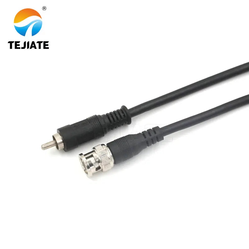 1PCS BNC-BNC/RCA Lotus Header Connector Wire Q9 Monitoring  Video Line BNC/VCR To TV Adapter Wire