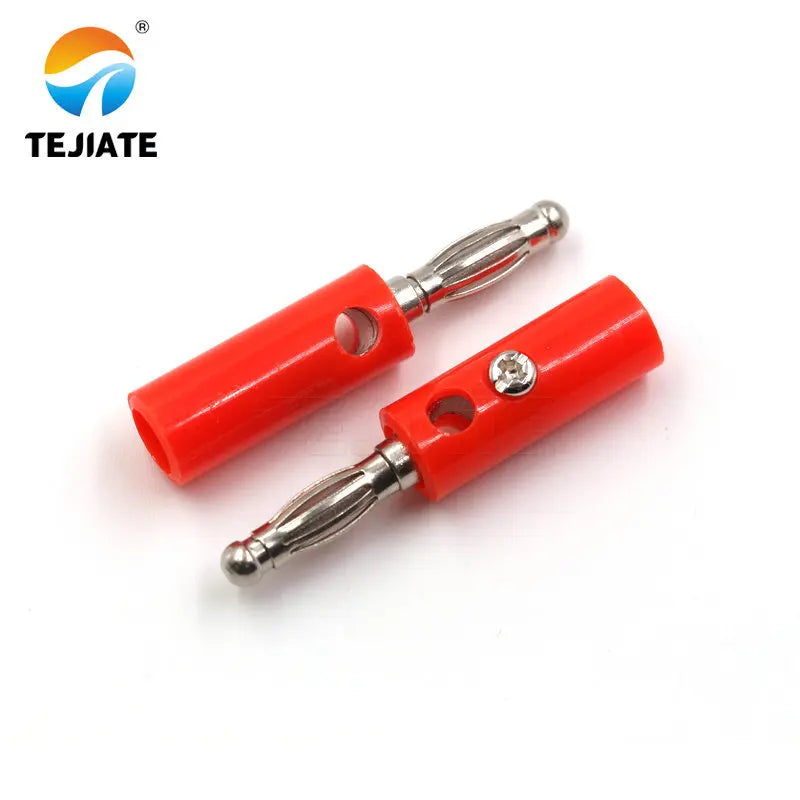 10PCS Banana Binding Post 4MM Lantern Head Test Terminal Tetrahedral Plug/Socket Power Adapter Electronic Connector