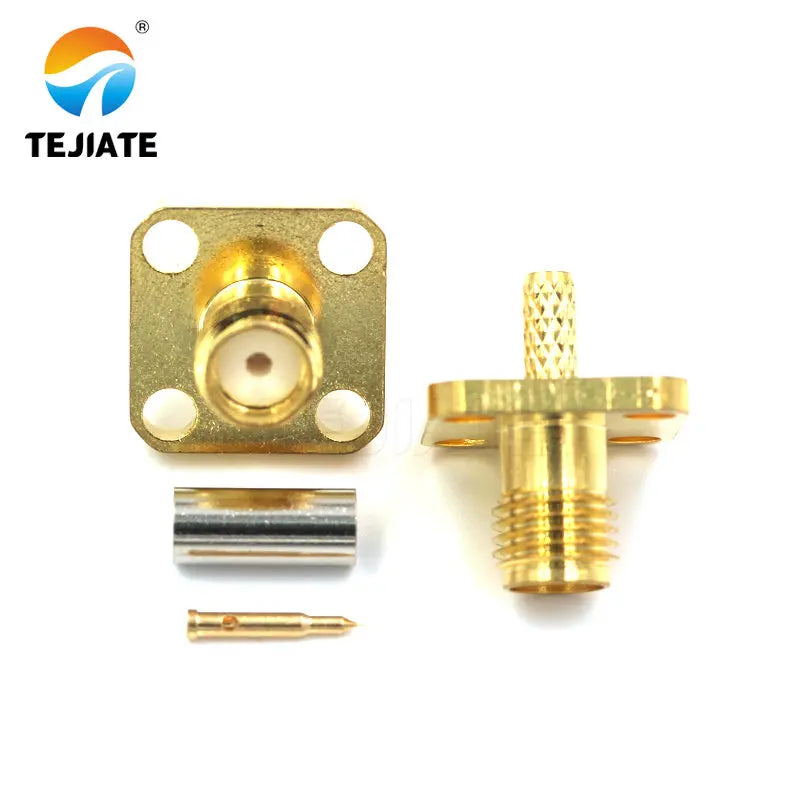 1PCS RPSMA KF/KY-1.5 Crimp Feeder Connector Power Test Adapter Match For RG316