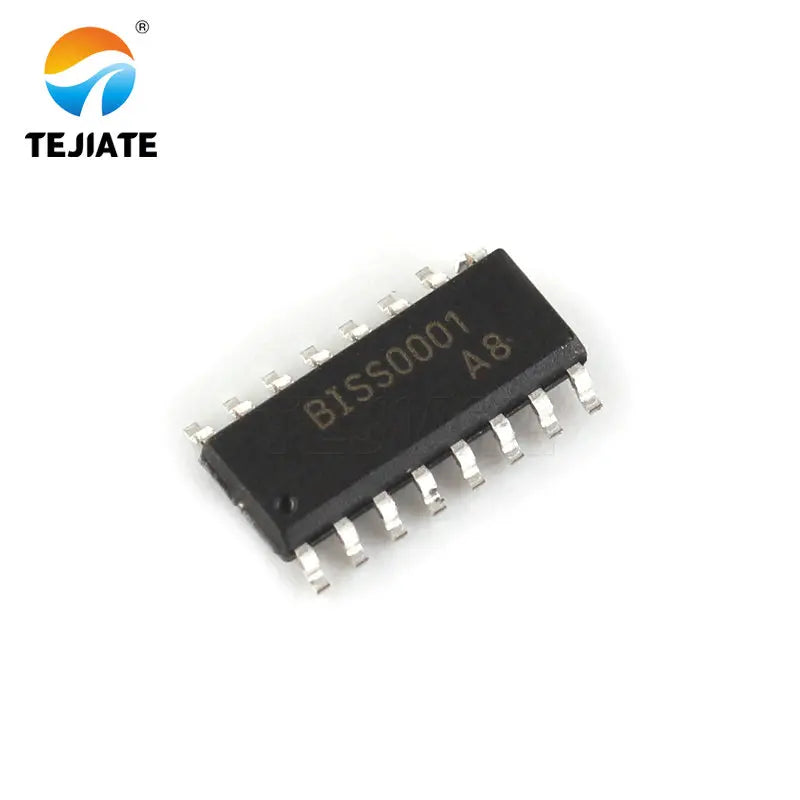 10 pieces of patch BISS0001 SOP16 human body induction infrared sensor signal processor chip alarm