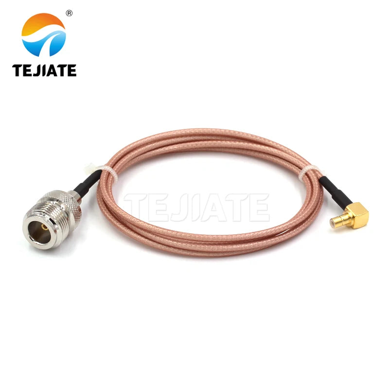 1PCS TEJIATE Adapter Cable N To SMB Type NK Convert SMBJW 8-90CM 1M 1.5M 2M Length Connector RG316 Wire