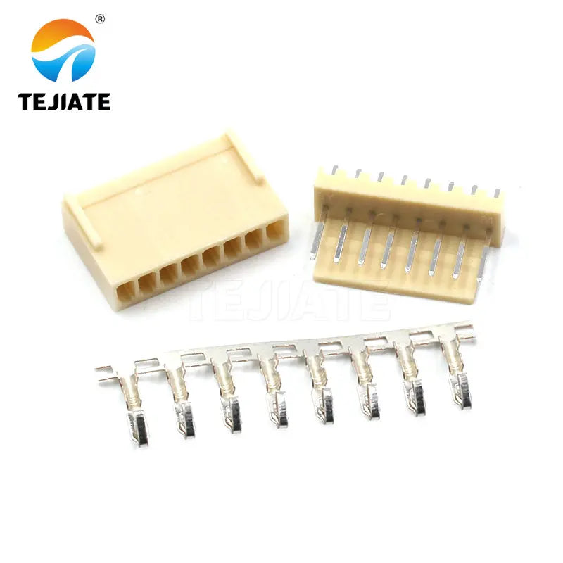 20PCS KF2510 Connector 2/3/4/5/6/7/8/9/10P 2.54mm Plug-in Adapter Include Plug + Pin Base + Terminal