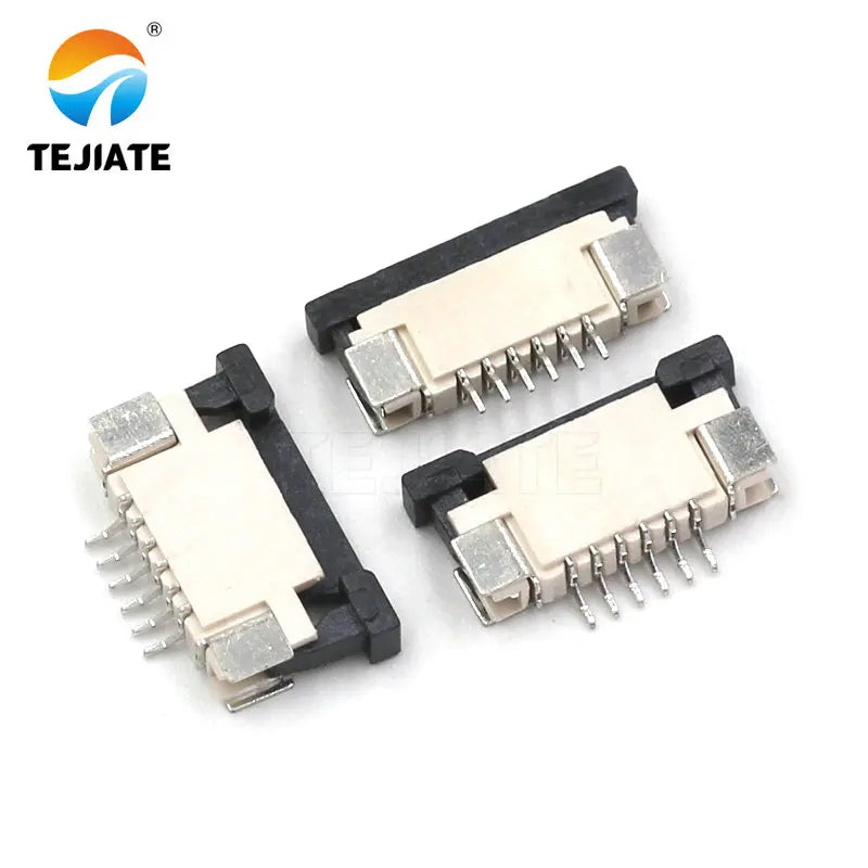 10PCS FFC/FPC Connector Flat Cable Socket 1.0MM Adapter 4/5/6/8/9/10/12/14/15P Up Drawer Type Plug Kit