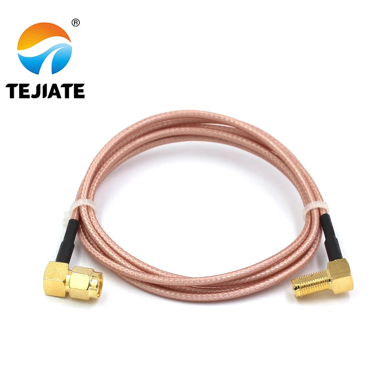1PCS TEJIATE Adapter Cable SMA To RPSMA SMA-KW Convert RPSMA-JW 8-90CM 1M 1.5M 2M Length Connector RG316 Wire