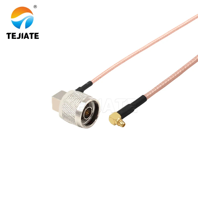 1PCS TEJIATE Adapter Cable N To MMCX Type NJW Convert MMCXJW 8-90CM 1M 1.5M 2M Length Connector RG316 Wire