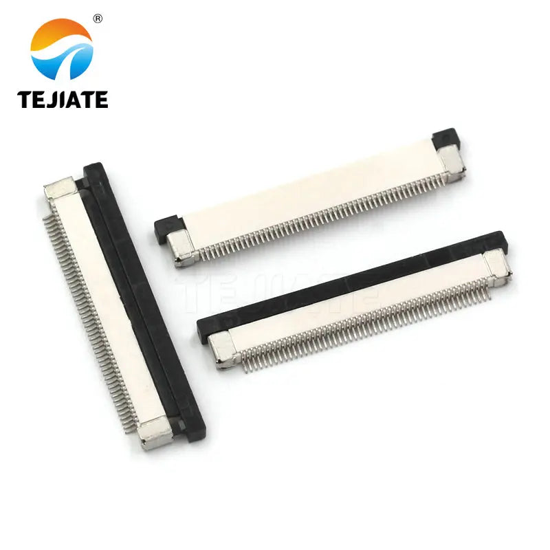 10PCS FFC/FPC Connector Flat Cable Socket 0.5MM Adapter 22/24/26/28/30/32/34/40/45/50/54/60P Down Drawer Type Plug Kit