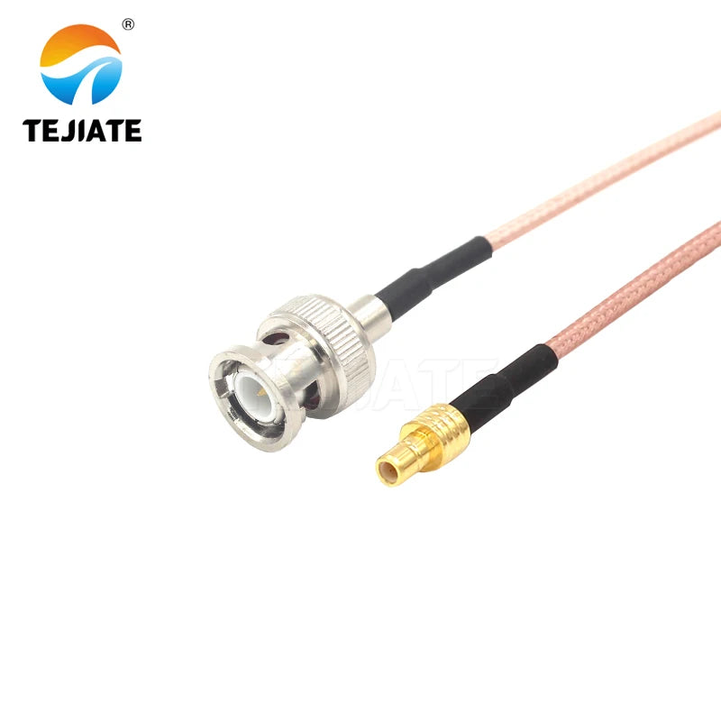 1PCS TEJIATE Adapter Cable SMB To BNC Type SMBJ Convert BNCJ 8-90CM 1M 1.5M 2M Length Connector RG316 Wire