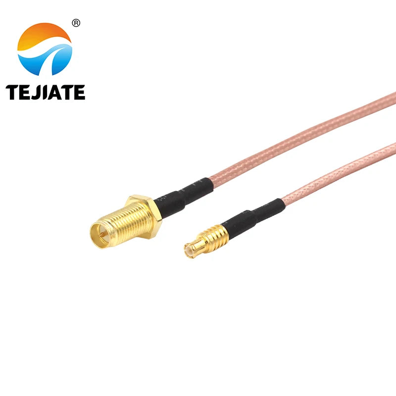1PCS TEJIATE Adapter Cable MCX To RPSMA Type MCX-J Convert RPSMA-KY 8-90CM 1M 1.5M 2M Length Connector RG316 Wire