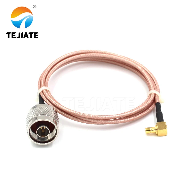1PCS TEJIATE Adapter Cable N To SMB Type NJ Convert SMBJW 8-90CM 1M 1.5M 2M Length Connector RG316 Wire