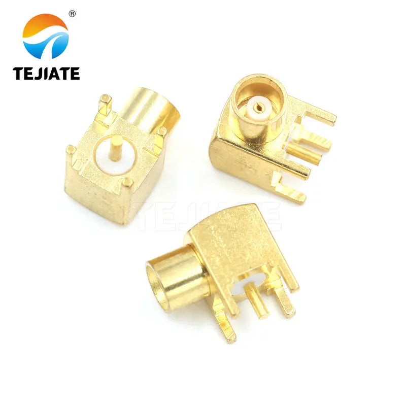 1PCS MCX MMCX KE-KWE-JE-JEF Connector Male/Female Base Straight Angle Bent Header Four Feet Welding PCB Socker Adapter