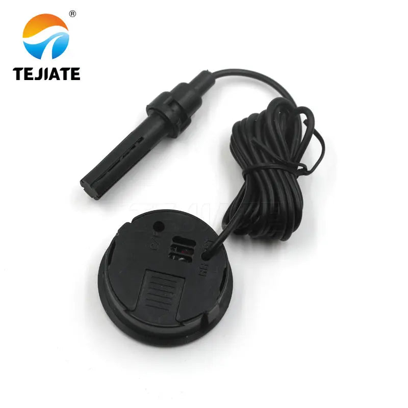 mini Humidity tester Hygrometer Thermometer Round Temperature meter probe for Aquarium Freezer Refrigerator with line