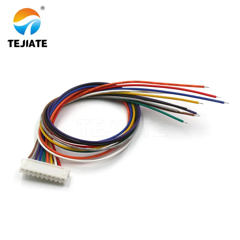 10PCS XH2.54 Electronic Wire 2/3/4/5/6/7/8/9/10P Color Terminal Line Connecting Wire 30CM Single Head Tin Plated
