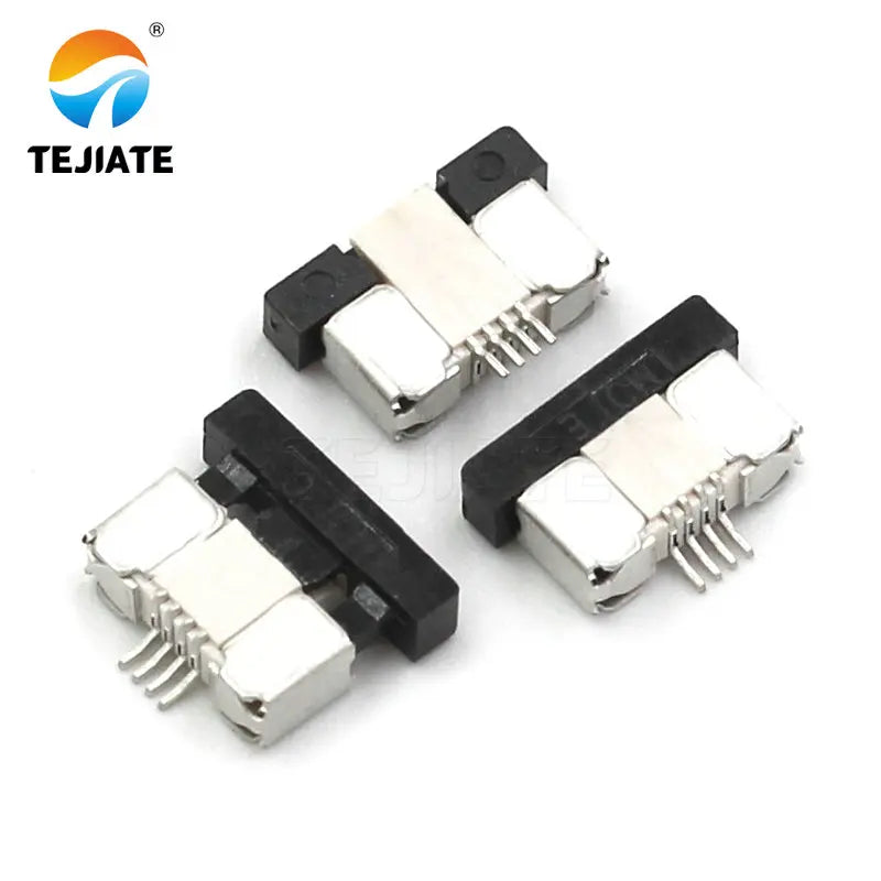 10PCS FFC/FPC Connector Flat Cable Socket 0.5MM Adapter 4/5/6/7/8/9/10/12/14/16/18/20P Down Drawer Type Plug Kit