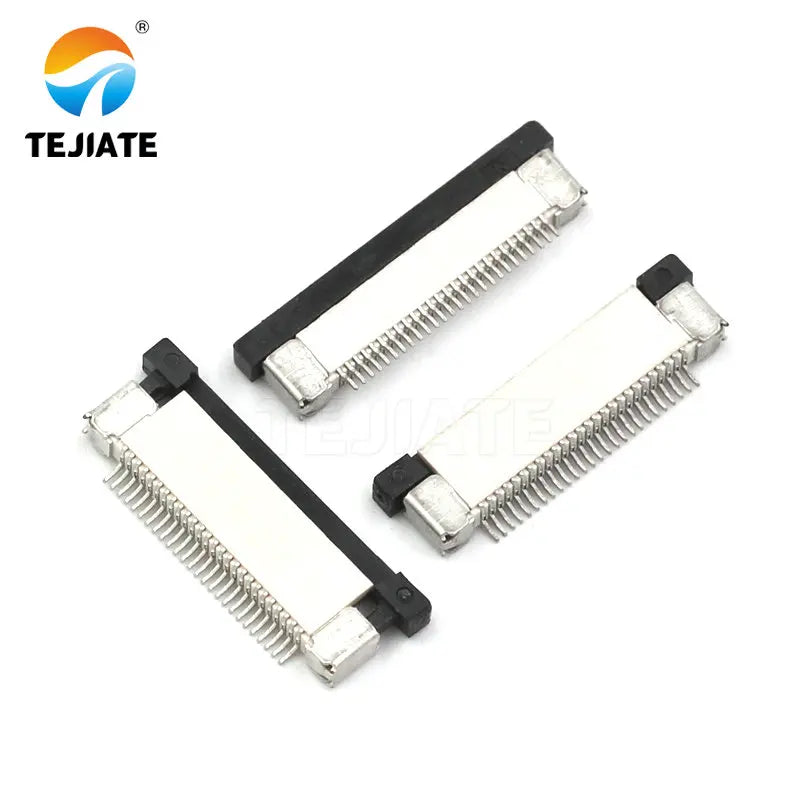 10PCS FFC/FPC Connector Flat Cable Socket 0.5MM Adapter 20/22/24/26/28/30/32/34/40/45/50/54/60P Up Drawer Type Plug Kit