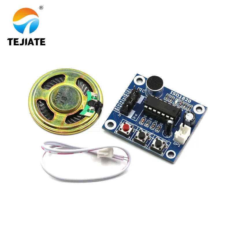 1PCS ISD1820 Voice Recording Module Playing Modular Device With Microphone 0.5W Loudspeaker Unit