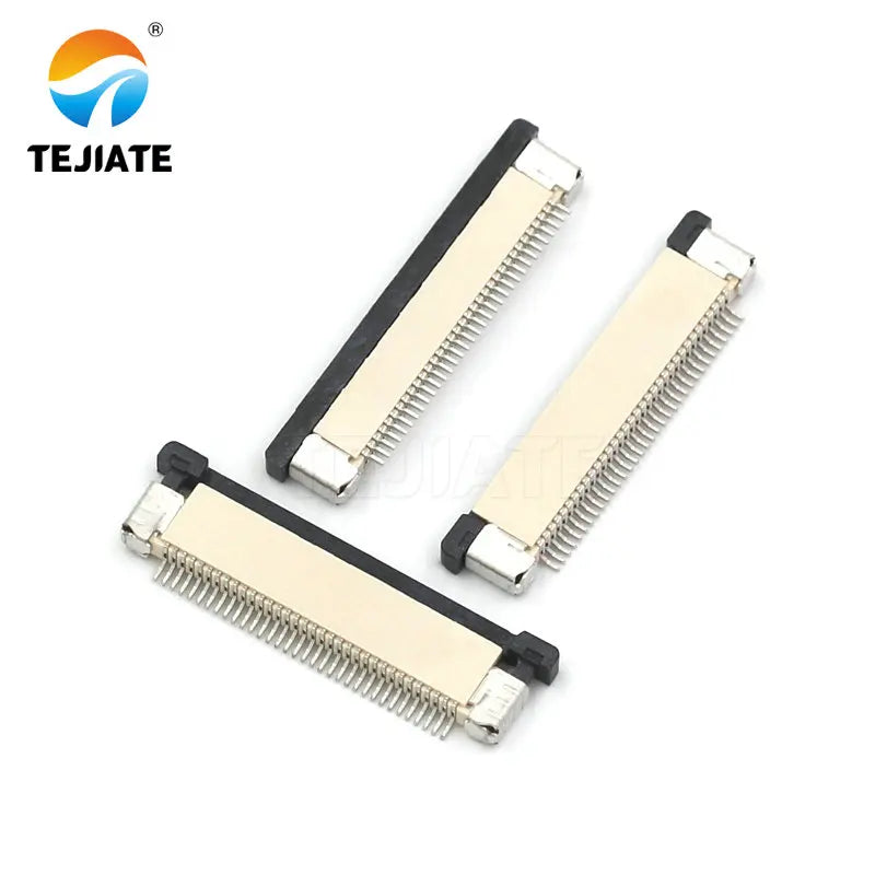10PCS FFC/FPC Connector Flat Cable Socket 0.5MM Adapter 20/22/24/26/28/30/32/34/40/45/50/54/60P Up Drawer Type Plug Kit