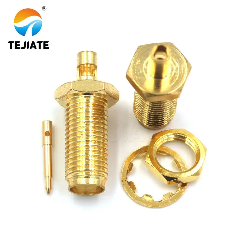 1PCS SMA-KY-J Connector PRSMA-KY Adapter Opening Type Outer Screw Inner Pin/Hole Match For RG178