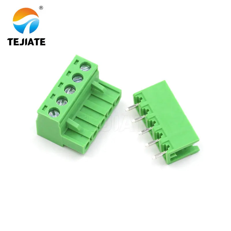 5Pairs KF2EDGK 5.08MM Plug-in Terminal PCB Connector 2/3/4/5/6/7/8/9P Straight Pin