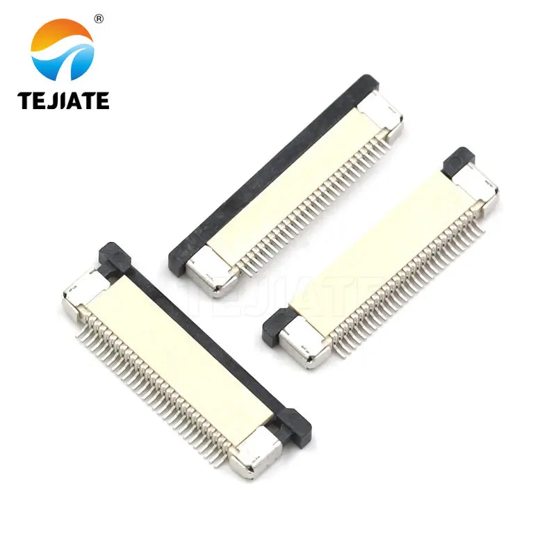 10PCS FFC/FPC Connector Flat Cable Socket 0.5MM Adapter 20/22/24/26/28/30/32/34/40/45/50/54/60P Up Drawer Type Plug Kit