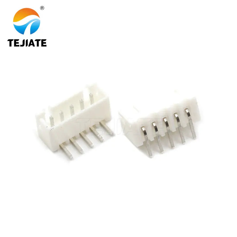 50PCS Bent Pin Holder Connection Terminal XH2.54 2/3/4/5/6/7/8/9/10/12P 2.54mm Spacing 90° Connector Electronic Adapter White