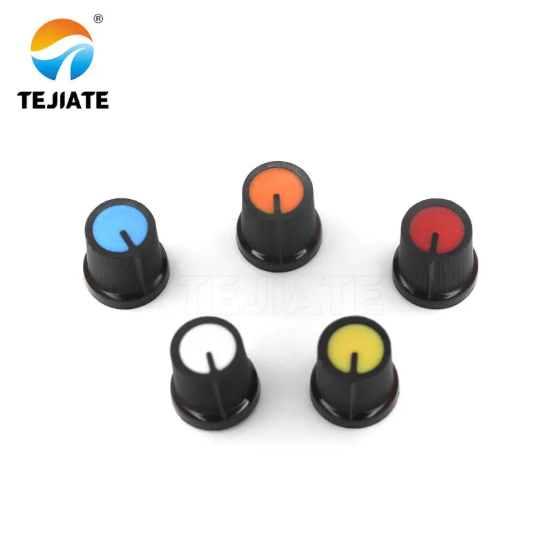 5PCS WH148 potentiometer knob cap 15X17mm AG2 Yellow Orange Blue White Red
