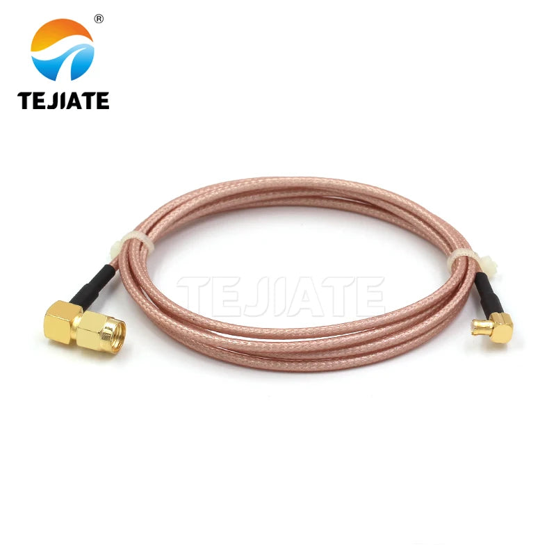 1PCS TEJIATE Adapter Cable MCX To RPSMA Type MCX-JW Convert RPSMA-JW 8-90CM 1M 1.5M 2M Length Connector RG316 Wire