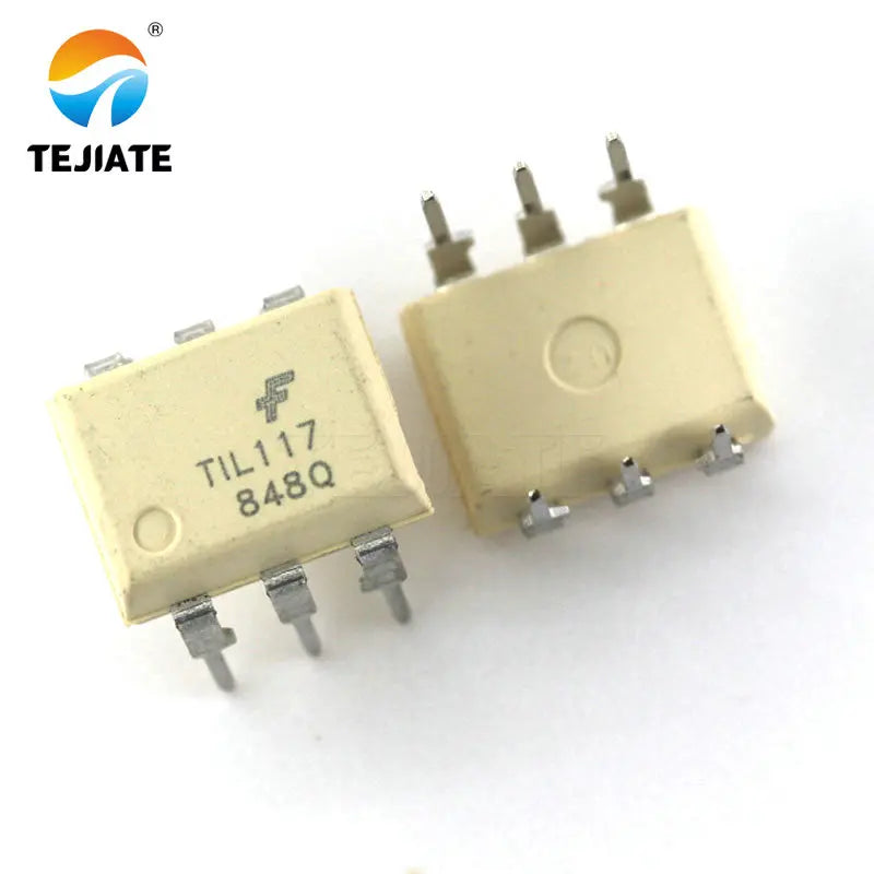 5PCS TEJIATE Optocoupler TIL117 DIP-6 Direct Insertion Transistor Photoelectric Output Optical Isolator Imprint 848Q