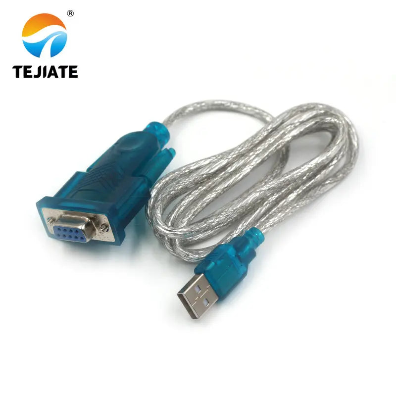 1PCS HL-340 RS232 Data-line USB To Nine-pin Connection-cable Male/Female Header USB2.0-chip To DB9 Adapter Wire