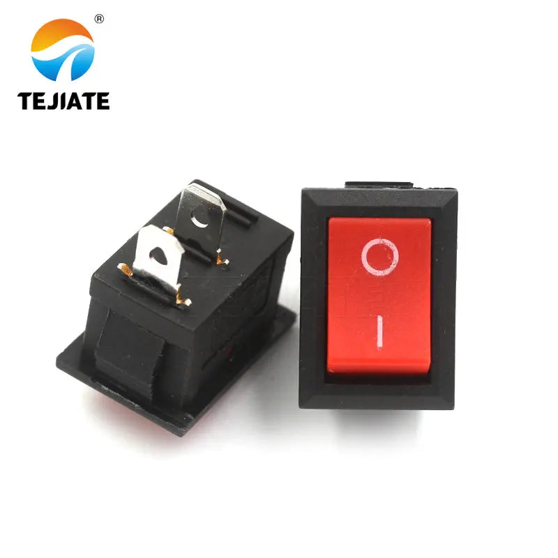 10PCS Boat Type Switch KCD1-1 Water Dispenser Electronic Scale Ship Shaped Rocker Power Button Toggle Microswitch 2 Feet 2 Gear