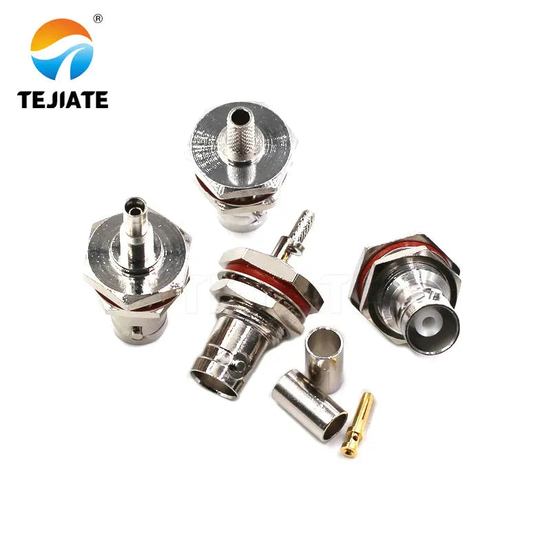 1PCS BNC-KY-1.5/3 Big Six Corners Female Header RF Coaxial Connector 50 Ohm Suitable For RG58/142/316 No Wire