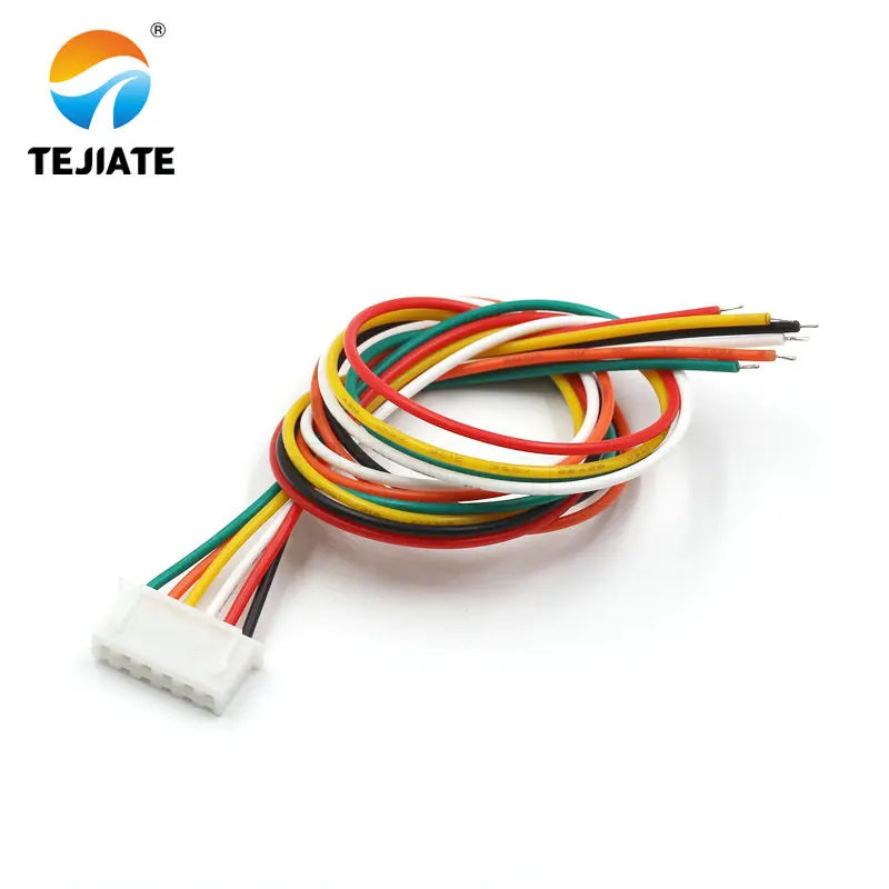 10PCS XH2.54 Electronic Wire 2/3/4/5/6/7/8/9/10P Color Terminal Line Connecting Wire 30CM Single Head Tin Plated