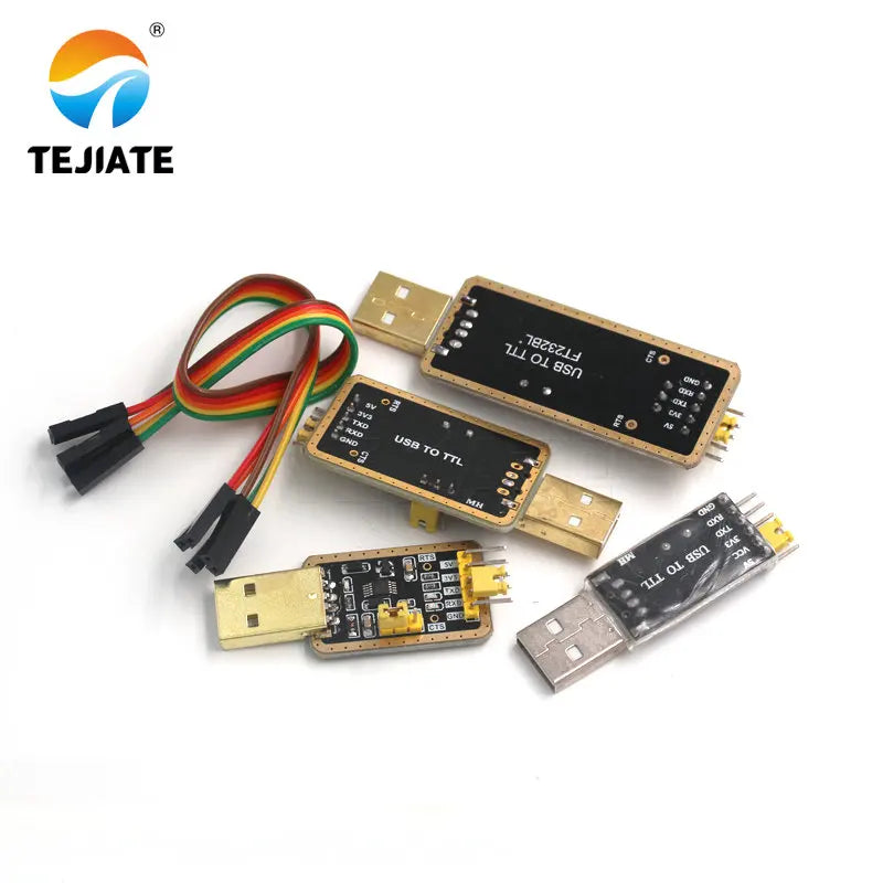 1PCS CH340G FT232BL-RL CH340E Reflesh Module Serial-port-USB To TTL Transform Modular Unit STC Download Wire Gold-colour Type