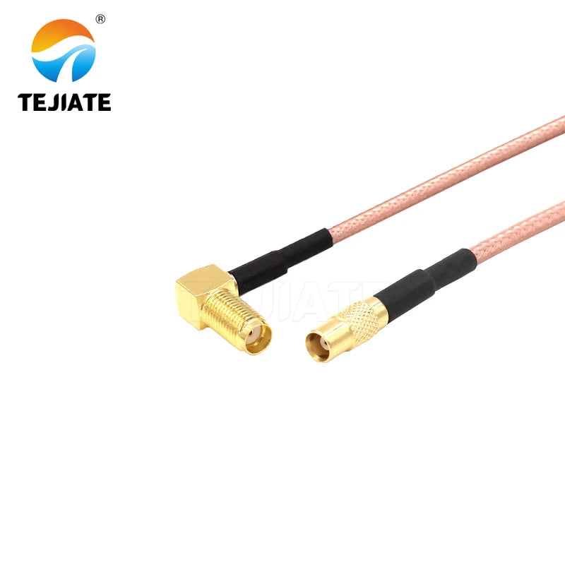 1PCS TEJIATE Adapter Cable MCX To SMA Type MCXK Convert SMAKW 8-90CM 1M 1.5M 2M Length Connector RG316 Wire