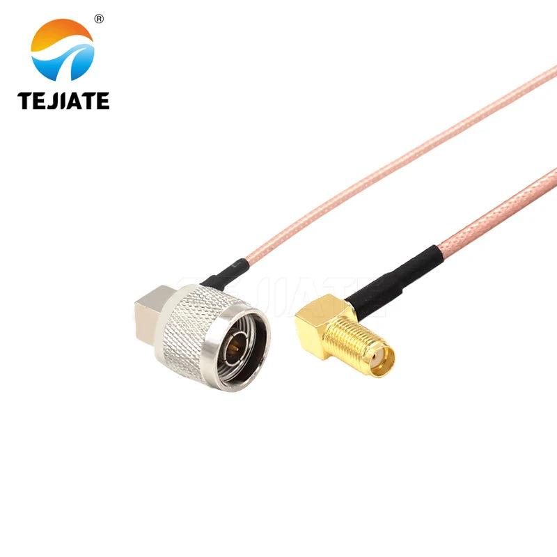 1PCS TEJIATE Adapter Cable N To SMA Type NJW Convert SMAKW 8-90CM 1M 1.5M 2M Length Connector RG316 Wire