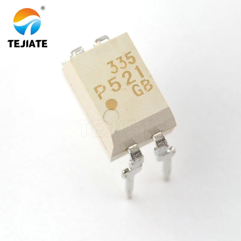 1Pack TEJIATE Optocoupler TLP521 P521 SOP-4 SMD Transistor Photoelectric Output Optical Isolator Imprint 335 409 1420