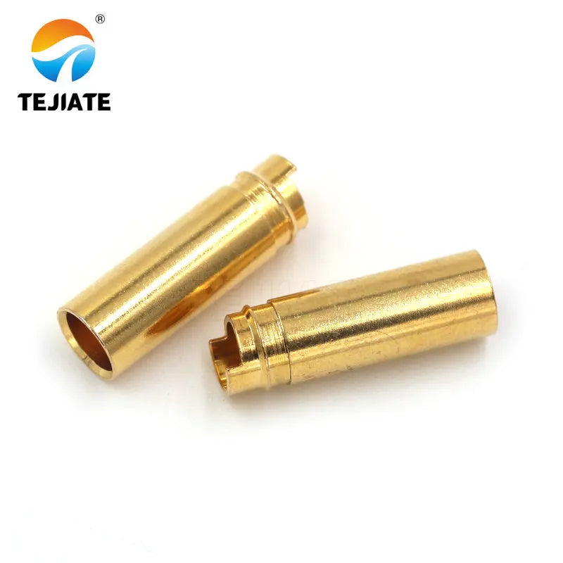 10PCS 2.0 3.5 4.0 5.5MM Banana Plug Aircraft Model 30/45/100A Gold-plated 7U Multi Axis Connector For Electric Model Motor