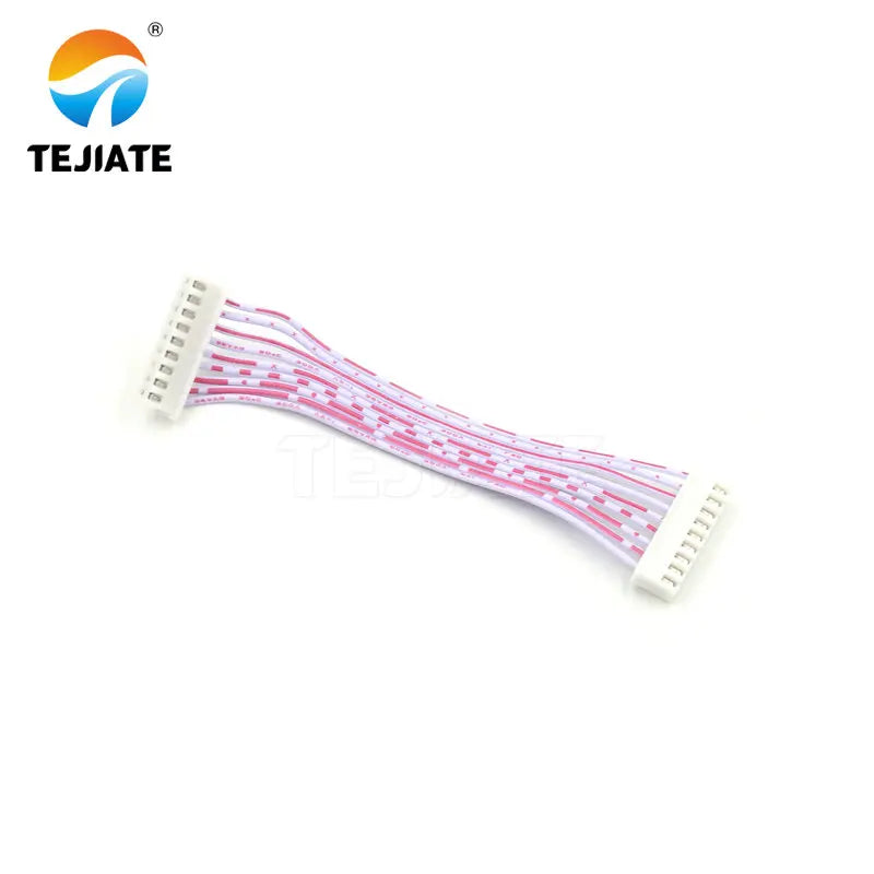 10PCS XH2.54 Electronic Wire 2/3/4/5/6/7/8/9/10/11/12P Red/White Terminal Line Connecting Wire 10CM Double Head