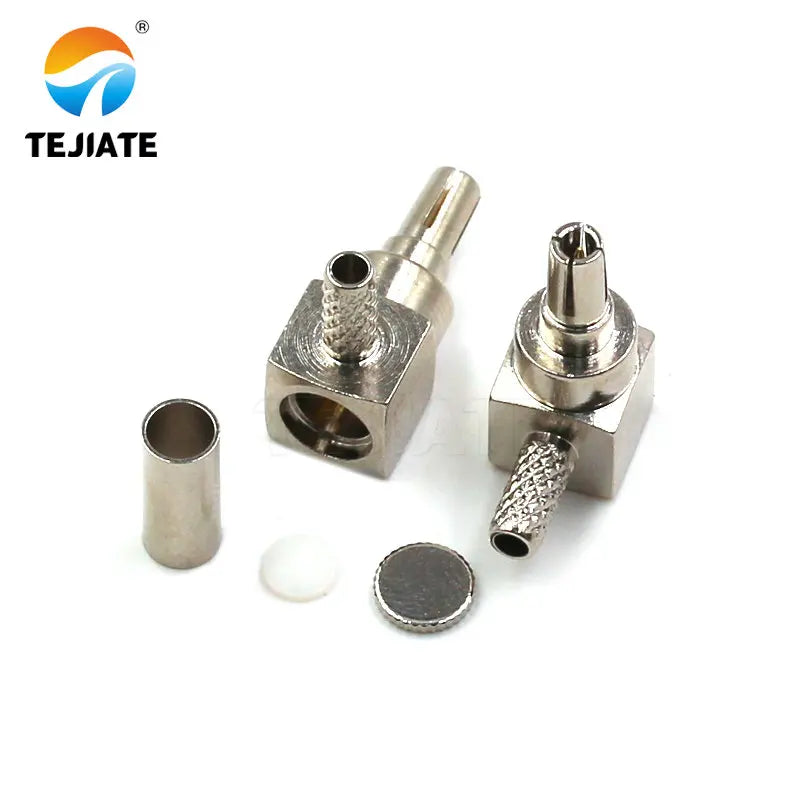 2PCS RF Connector CRC9 J/JW No Wires All Copper Gold-plated Or Nickel-plated