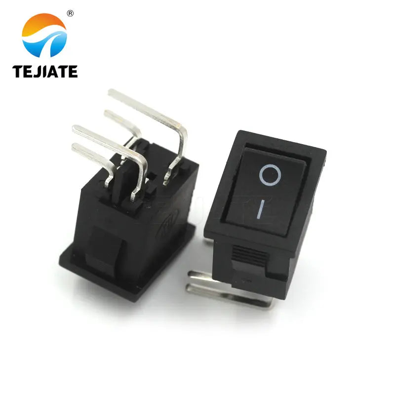 10PCS Boat-type Switch KCD1-1 Water Dispenser Ship Shaped Rocker Power Button Toggle Microswitch 4 Feet 2Gear