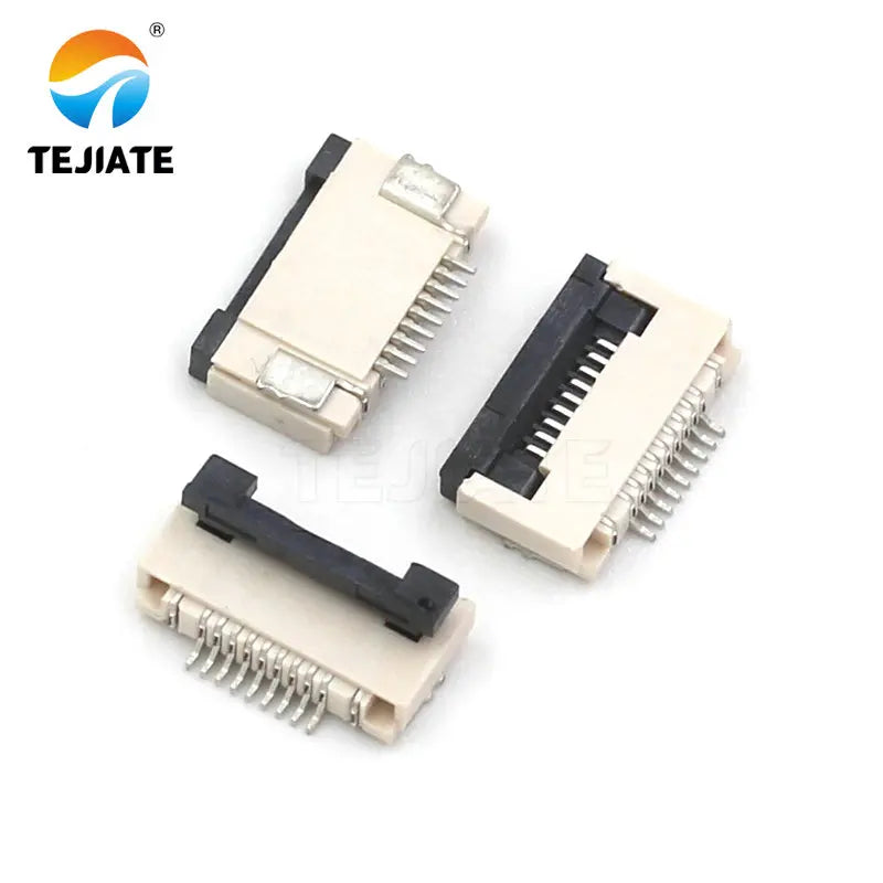 10PCS FFC/FPC Connector Flat Cable Socket 0.5MM Adapter 4/5/6/8/9/10/12/14/16/18/20/22P Down Flip Type Plug Kit
