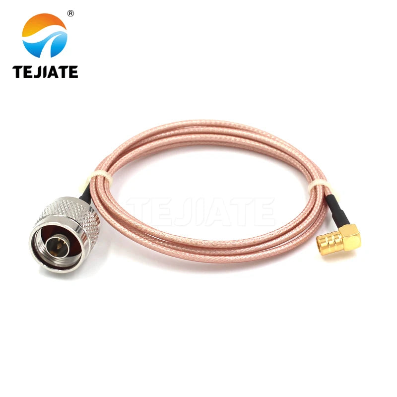 1PCS TEJIATE Adapter Cable N To SMB Type NJ Convert SMBKW 8-90CM 1M 1.5M 2M Length Connector RG316 Wire
